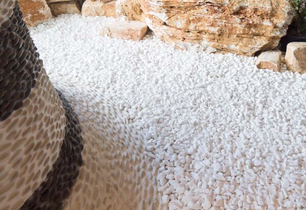 Pebbles White Thasos Piatra Decorativa