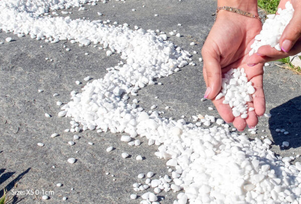 Pebbles White Thasos Piatra Decorativa